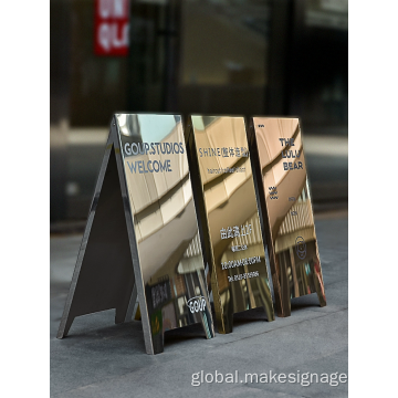 Customizable Sidewalk Signs Outdoor Signage Supplier